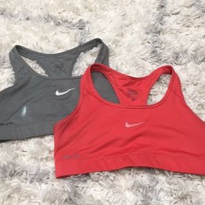 Two Nike classic sports bras!